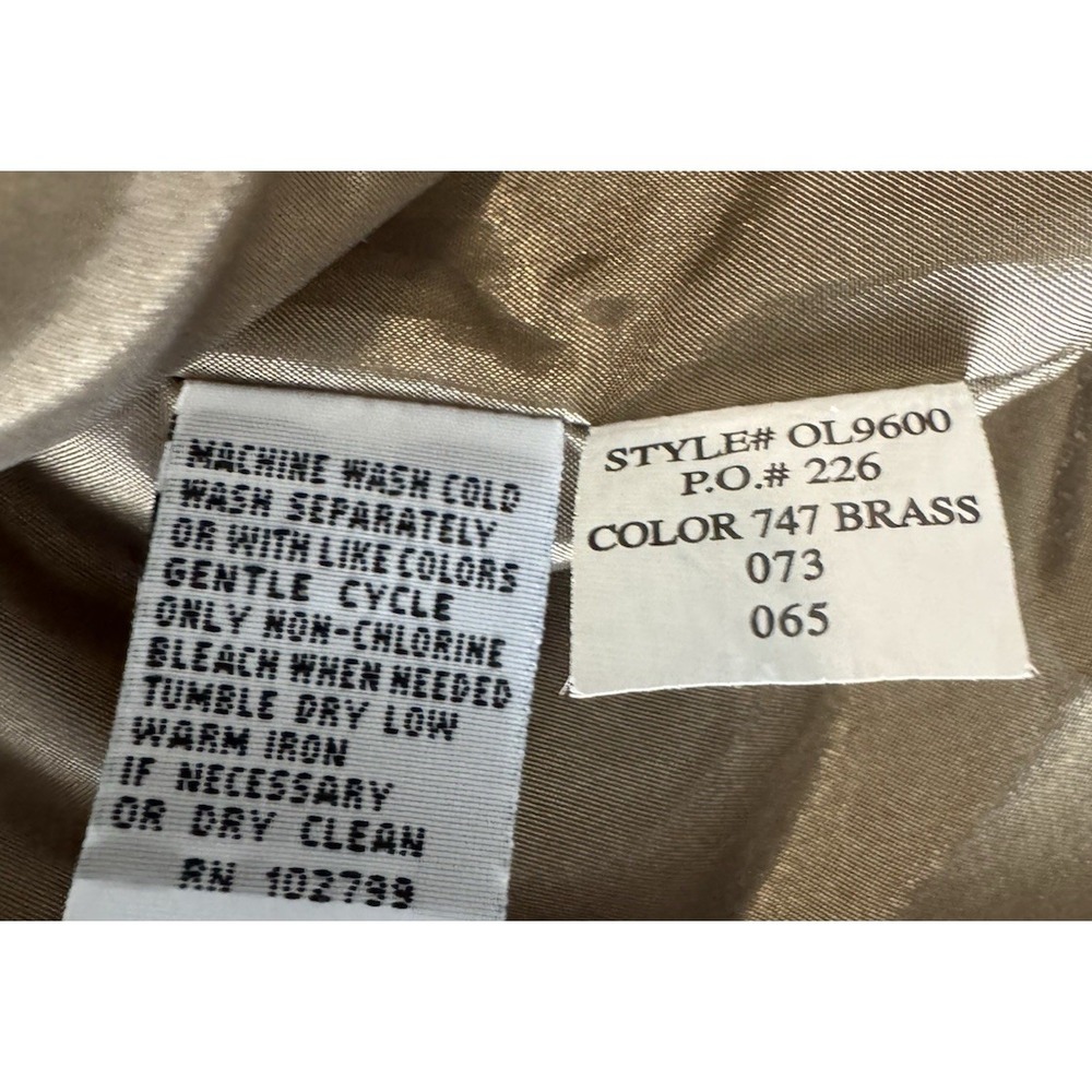 Ocean Pacific Tan Suede Collar Quilted Barn Coat Pockets Lined Size XXL‎ - Picture 10 of 15